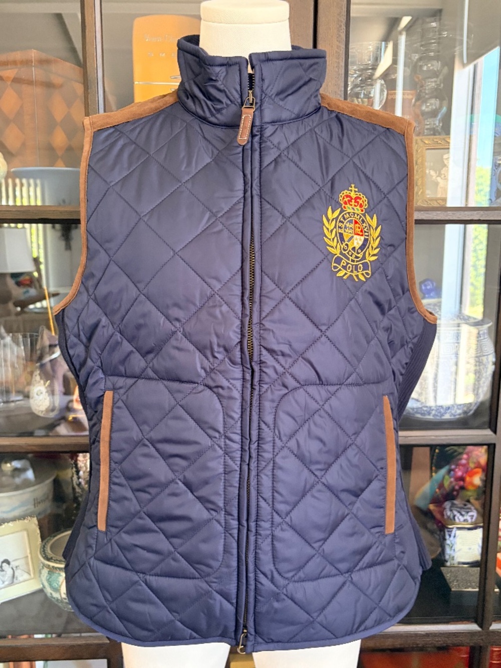 NWT, Polo Ralph Lauren Quilted Vest size Large